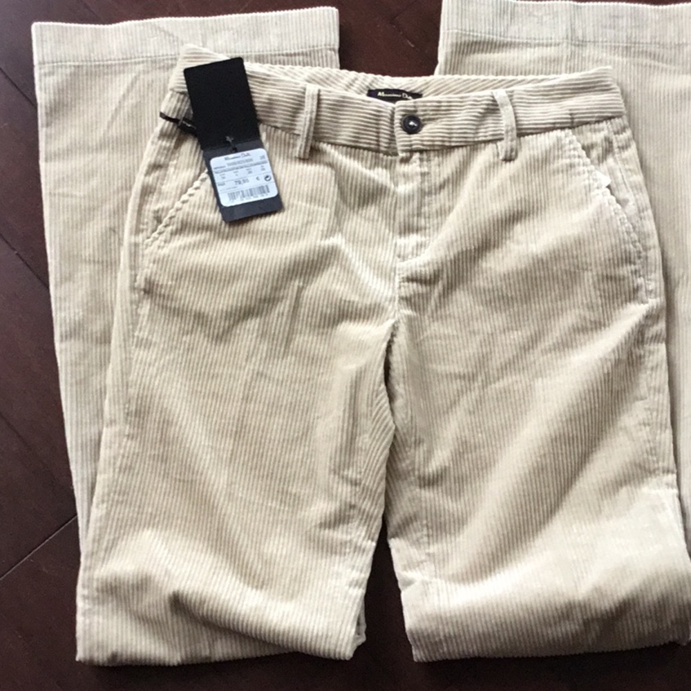 Beige flared cords